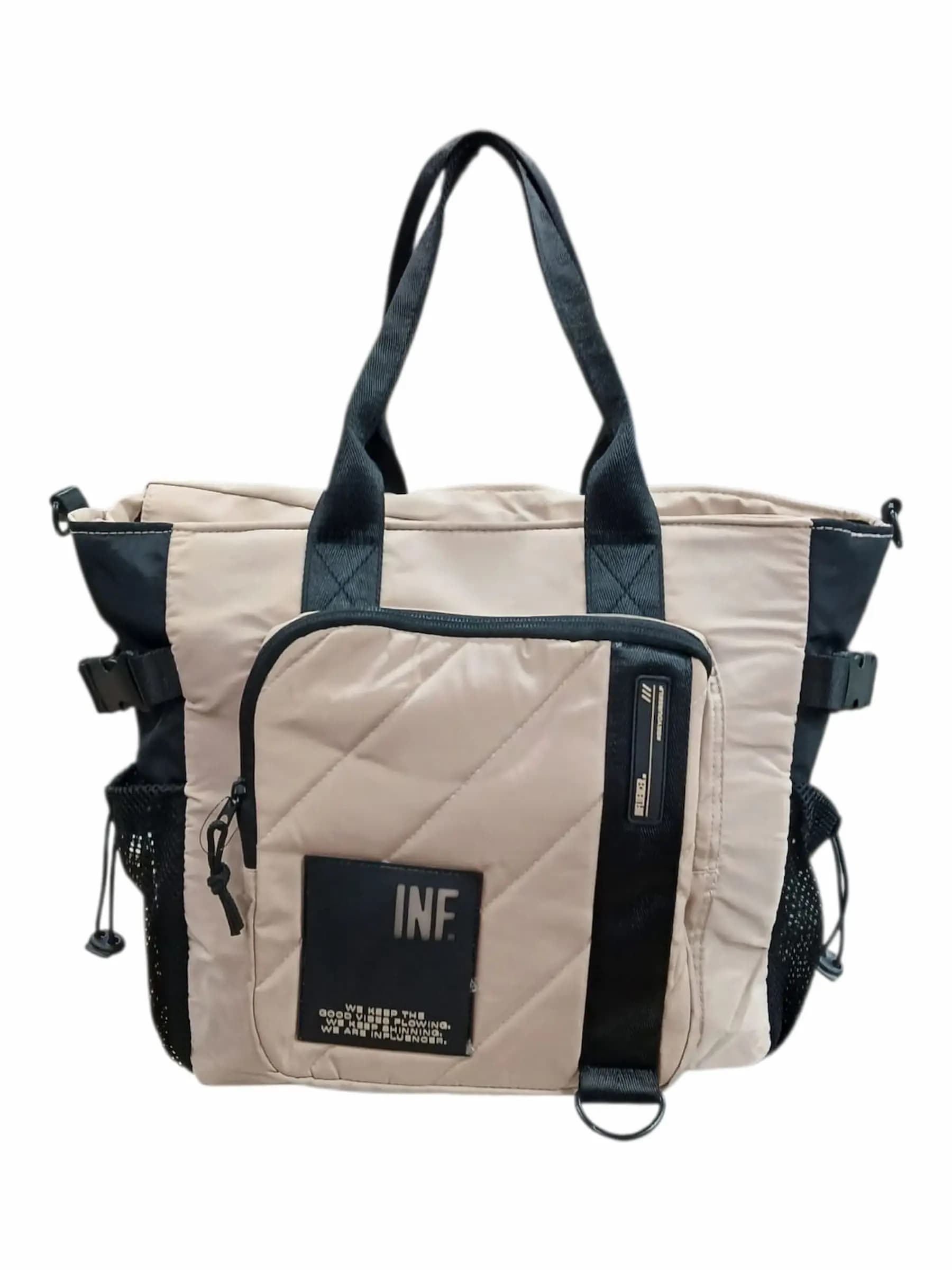 INFLUENCER BOLSO 40CM NUDE | CORREAS REGULABLES