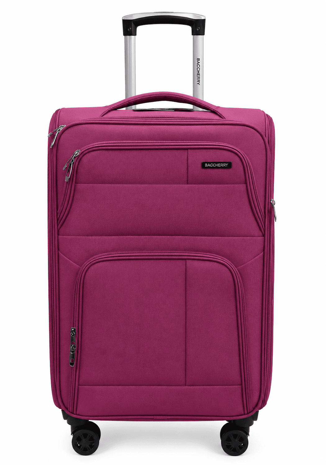 BAGCHERRY VALIJA 70CM FUCSIA | TELA, 4 RUEDAS, LIVIANA