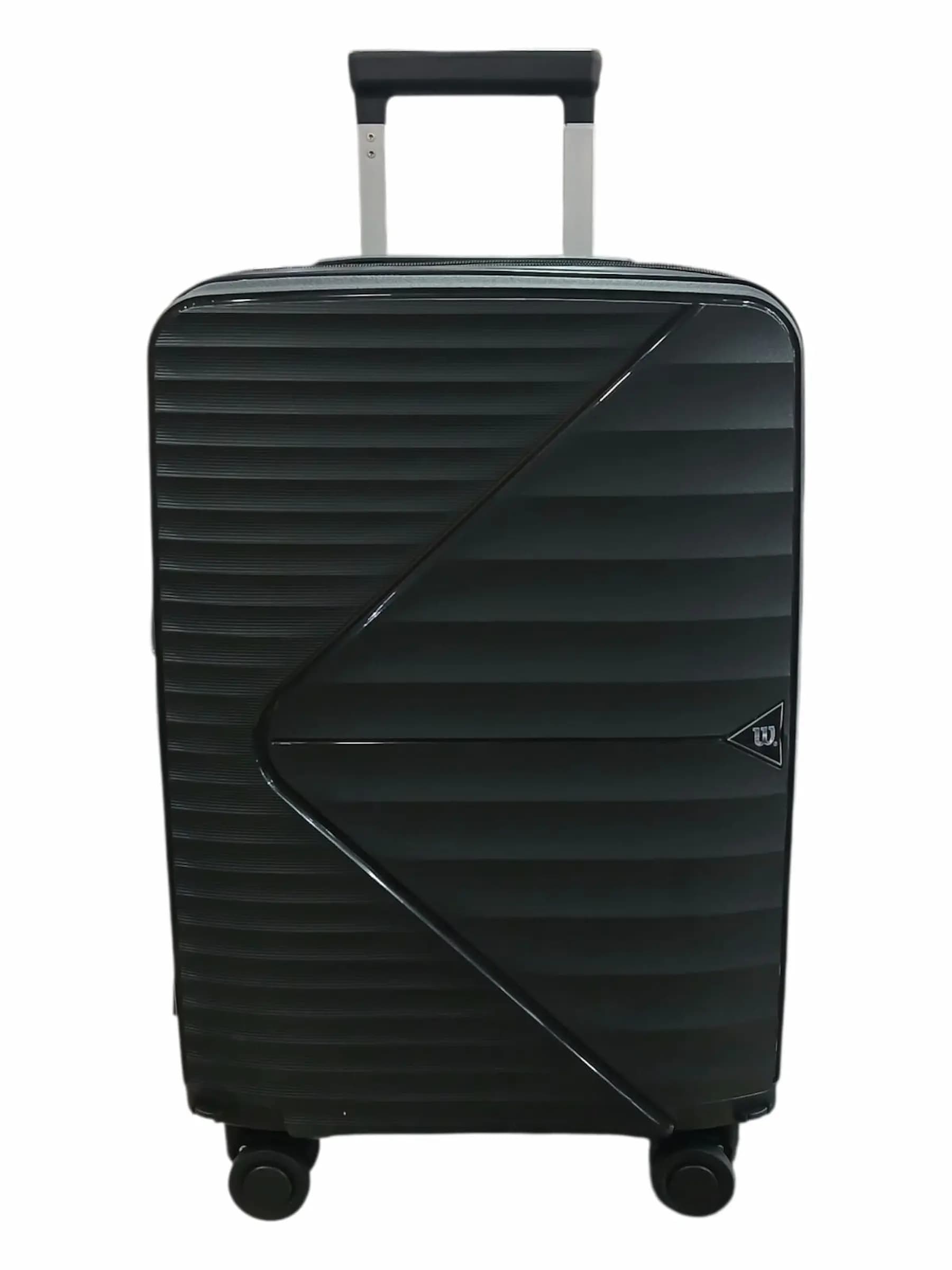 WILSON VALIJA 55CM NEGRA | RIGÍDA, 4 RUEDAS, LIVIANA