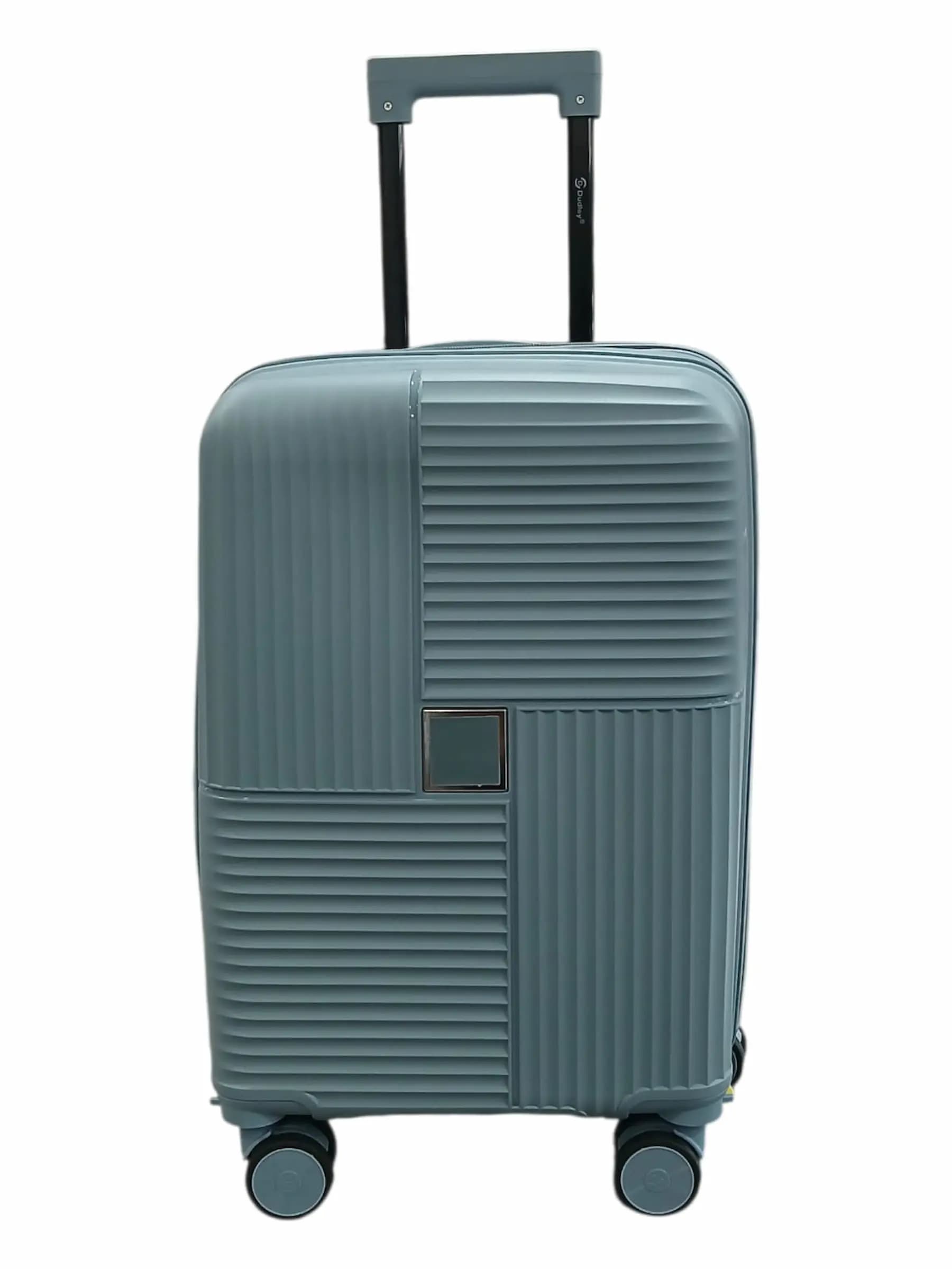 DUDLEY VALIJA 55CM CELESTE | RIGÍDA, 4 RUEDAS, LIVIANA