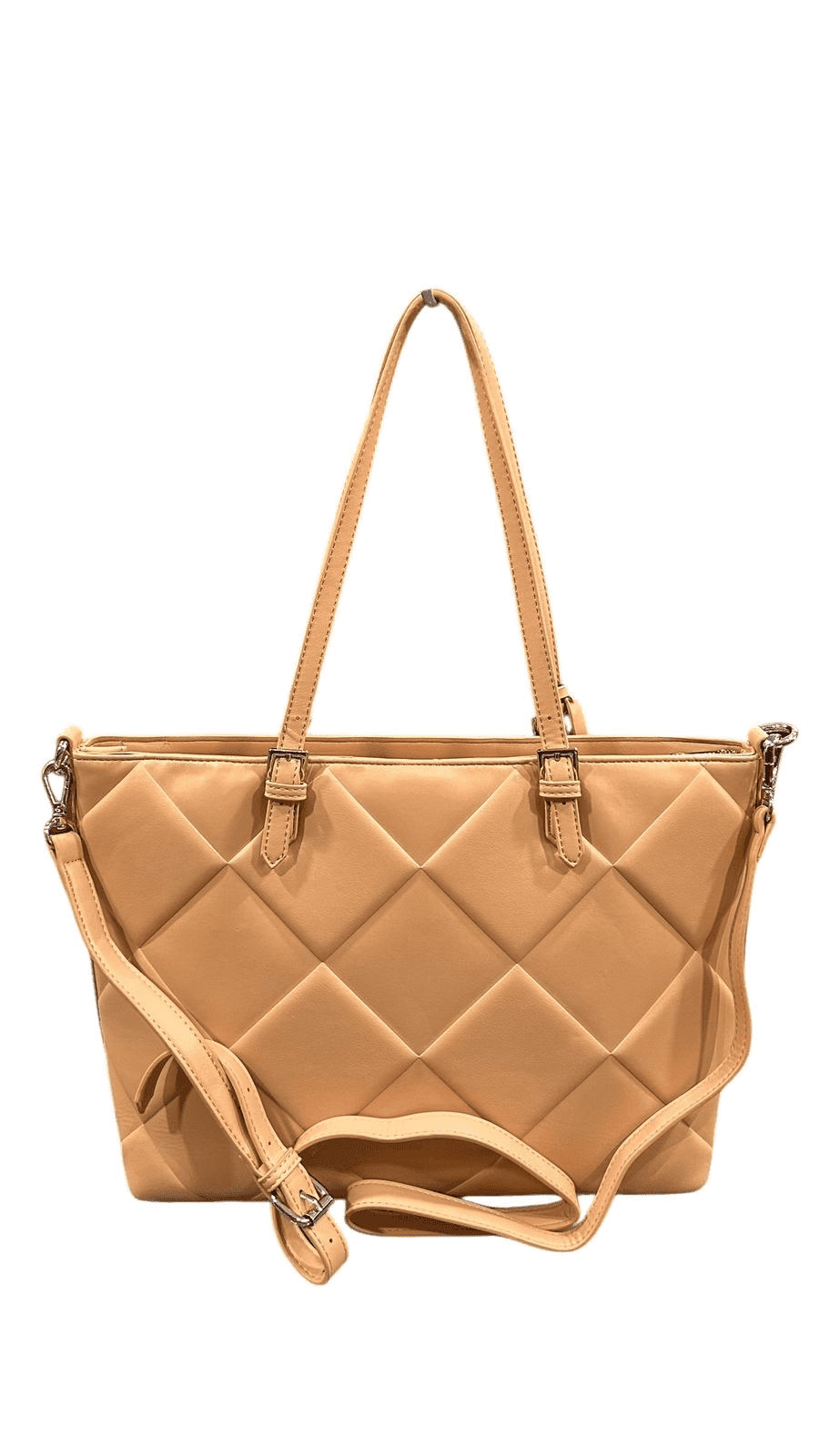 CARTERA AMAYRA 34CM CAMEL | SINTÉTICO