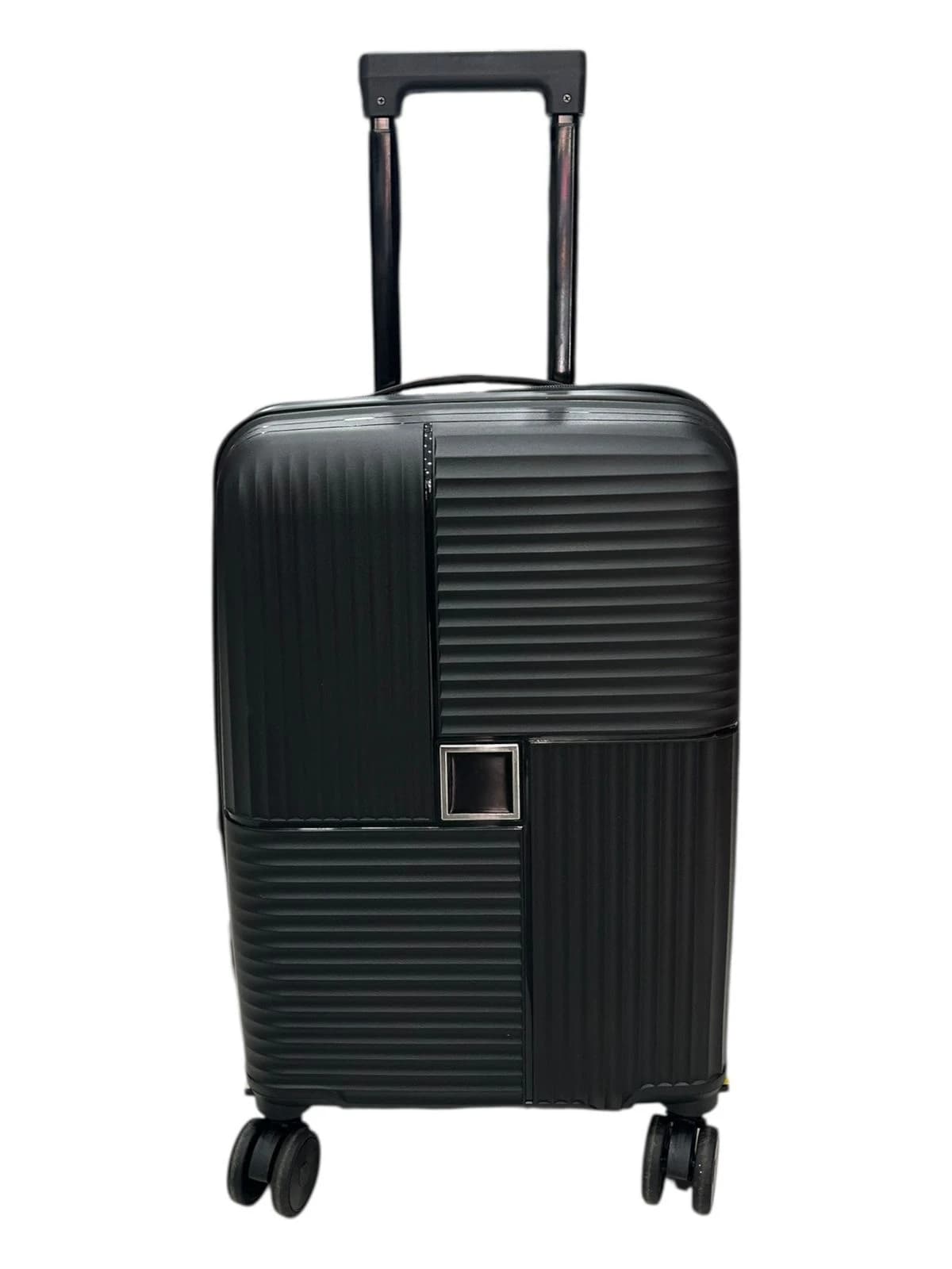 DUDLEY VALIJA 55CM NEGRO | RIGÍDA, 4 RUEDAS, LIVIANA