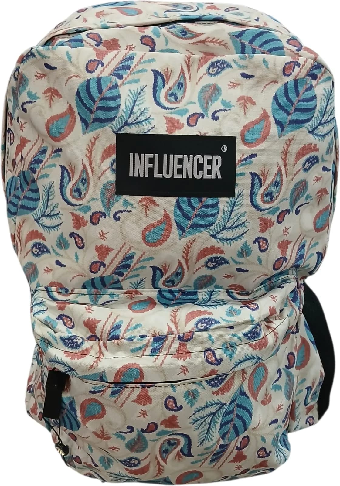 INFLUENCER MOCHILA 40CM HOJAS | CORREAS REGULABLES