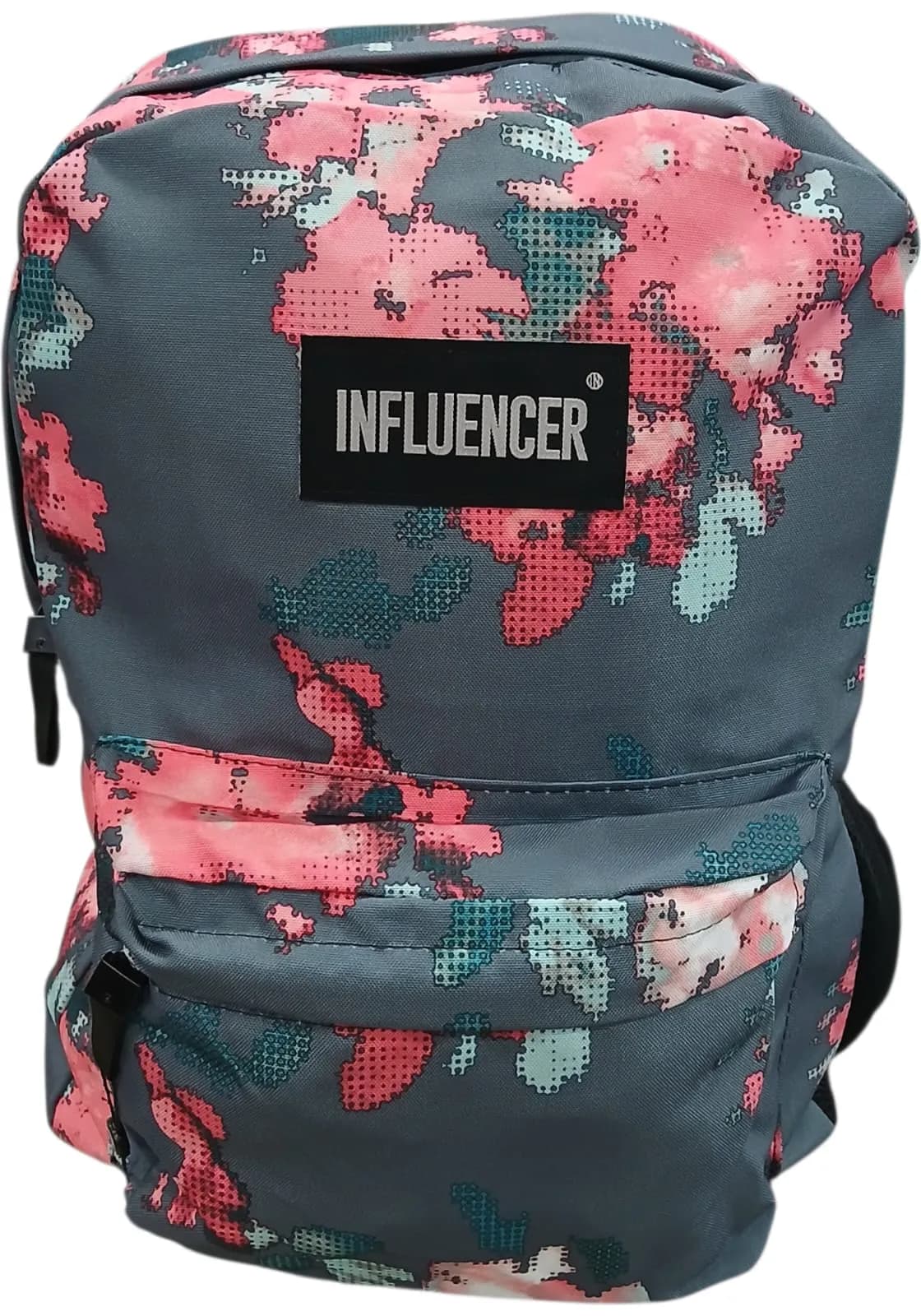 INFLUENCER MOCHILA 40CM GRIS | CORREAS REGULABLES