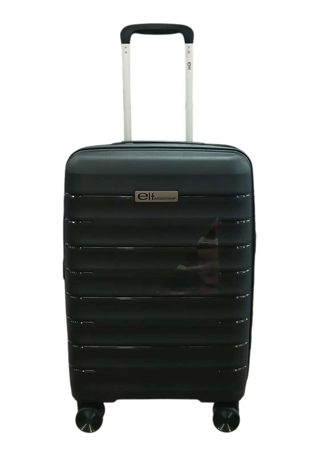 ELF VALIJA 55CM NEGRA | RIGÍDA, 4 RUEDAS, LIVIANA