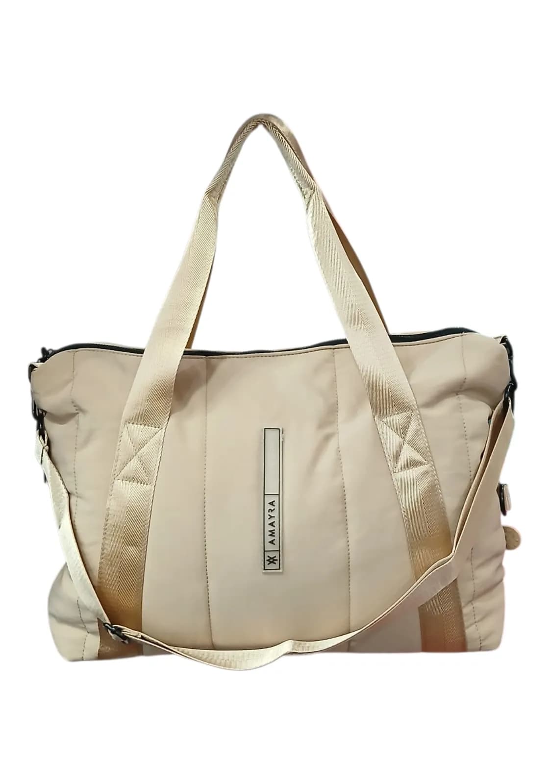 AMAYRA BOLSO 40CM BEIGE | CORREAS REGULABLES
