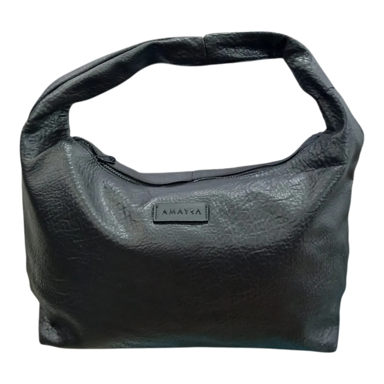 CARTERA AMAYRA 34CM NEGRA | SINTÉTICO