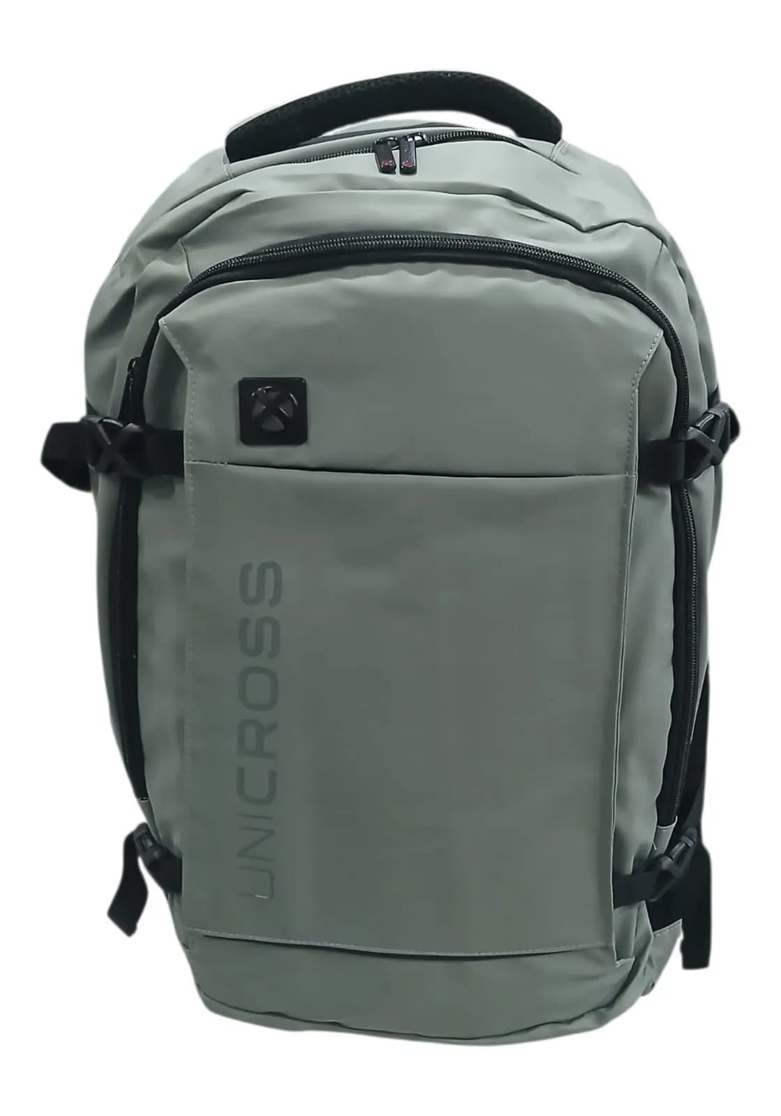 UNICROSS MOCHILA 40CM GRIS | PORTA-NOTEBOOK, CORREAS REGULABLES