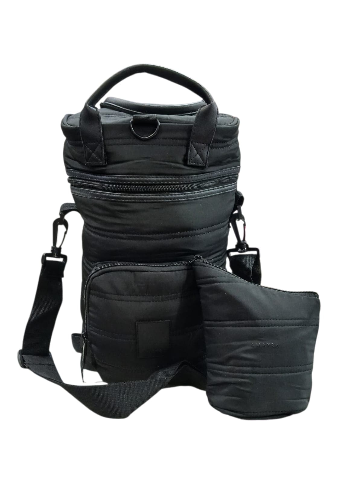 AMAYRA MOCHILA MATERO 40CM NEGRO | PORTA-NOTEBOOK, CORREAS REGULABLES
