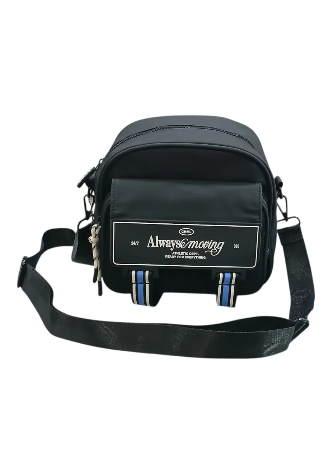 CHIMOLA CARTERA 14CM NEGRA | SINTÉTICO