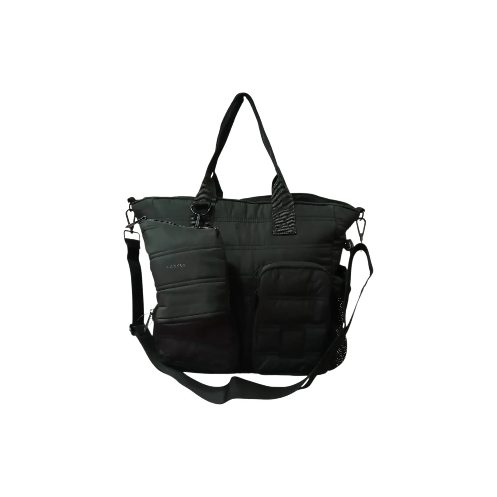 BOLSO MATERO AMAYRA 34CM NEGRO | SINTÉTICO