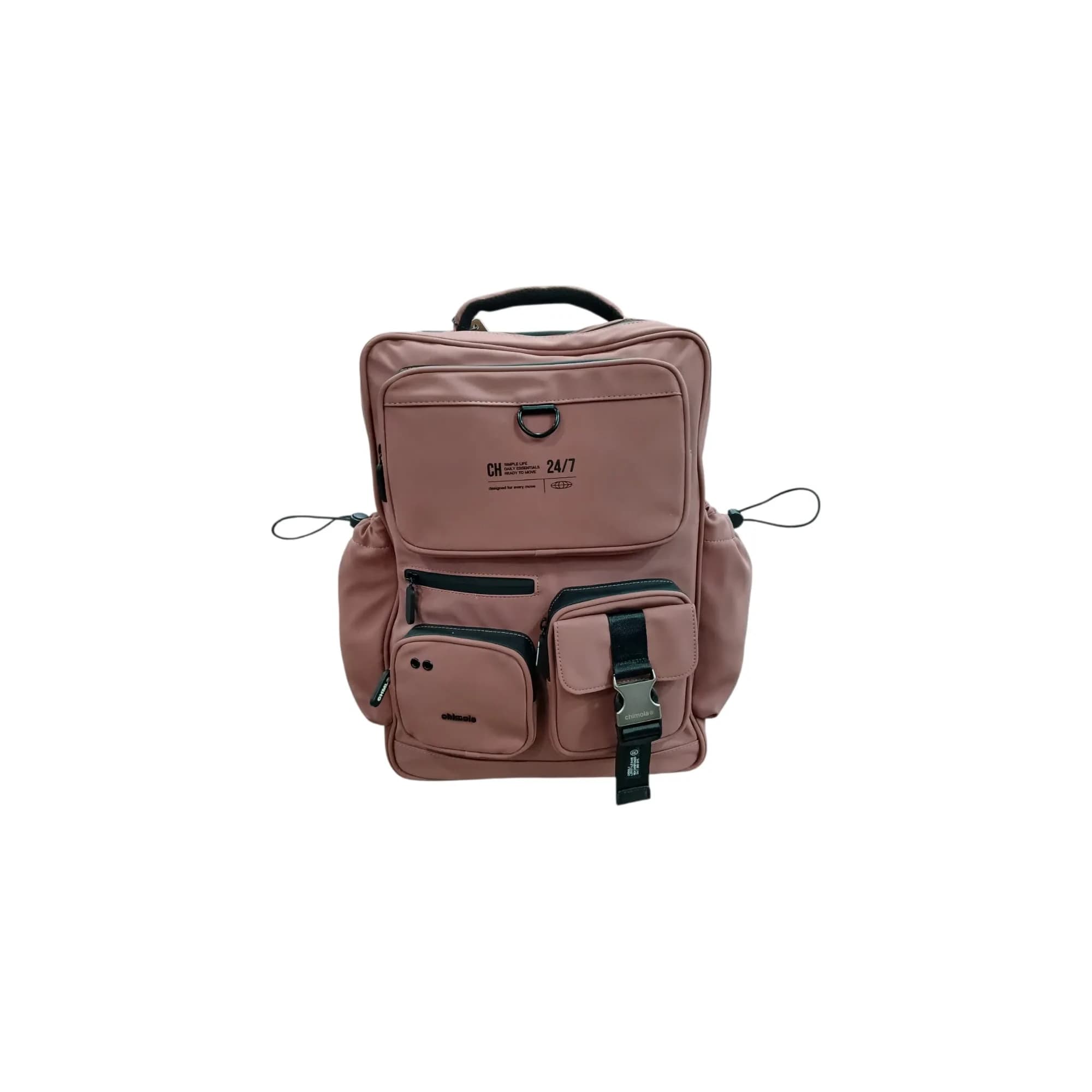 CHIMOLA MOCHILA 40CM ROSA | PORTA-NOTEBOOK, CORREAS REGULABLES