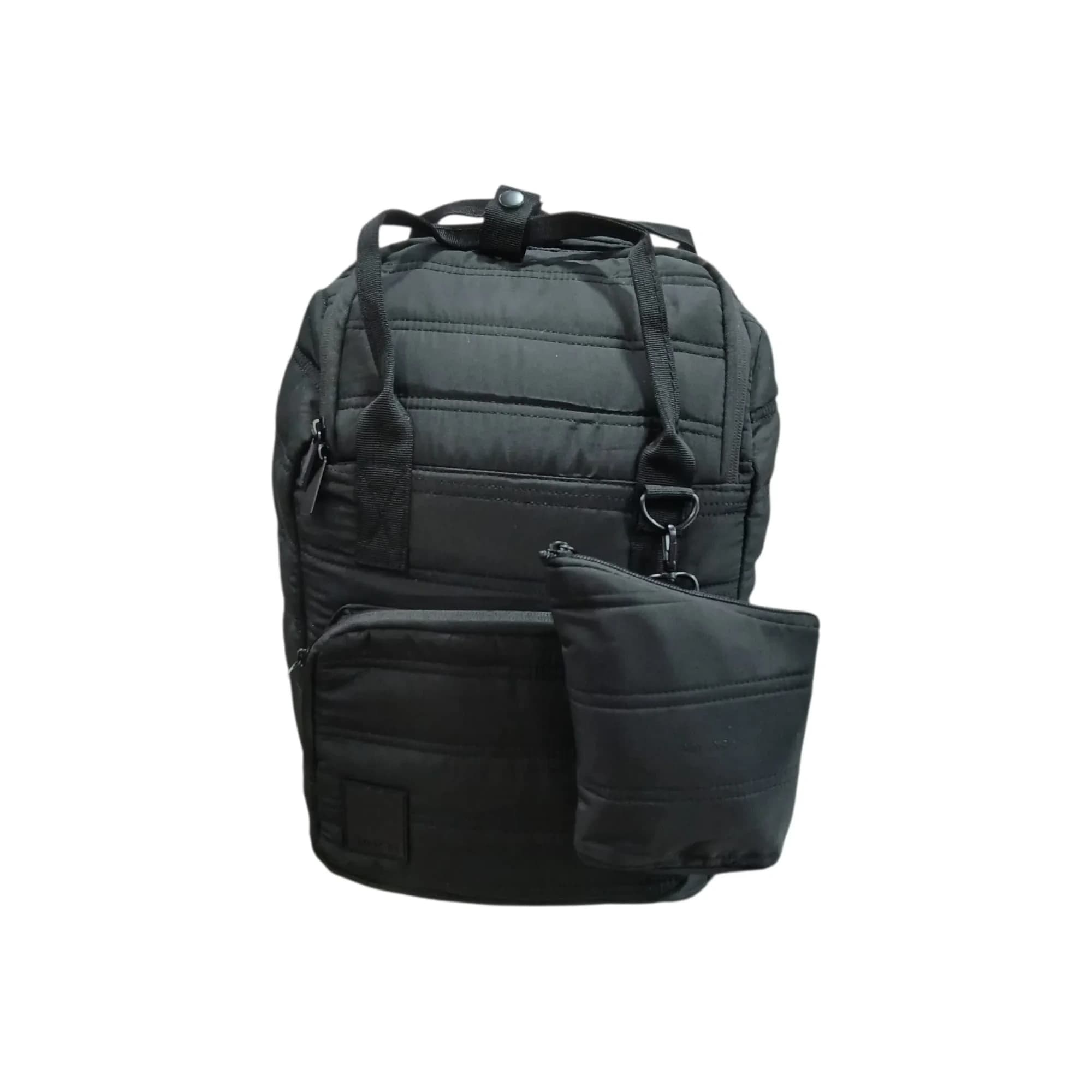 AMAYRA MOCHILA MATERO 40CM NEGRO | PORTA-NOTEBOOK, CORREAS REGULABLES