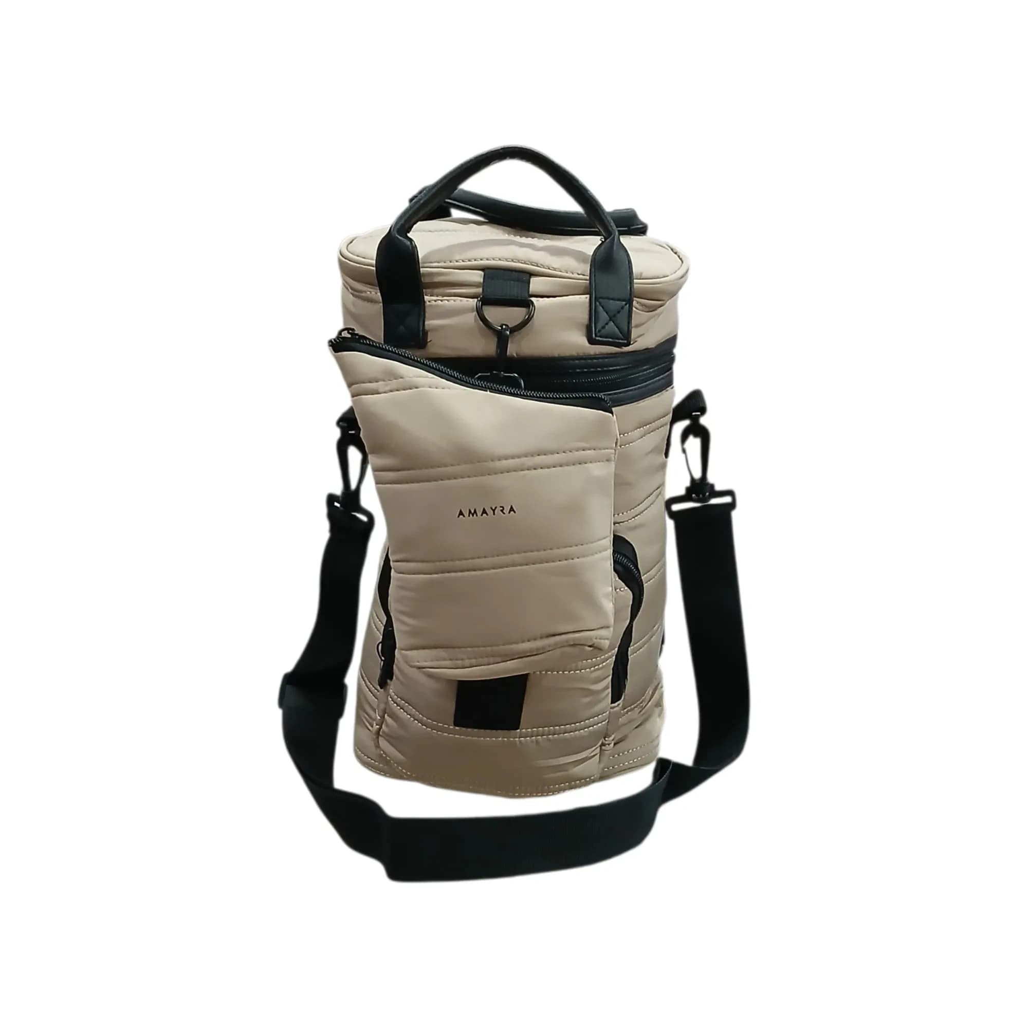 AMAYRA MOCHILA MATERO 40CM CAMEL | CORREAS REGULABLES