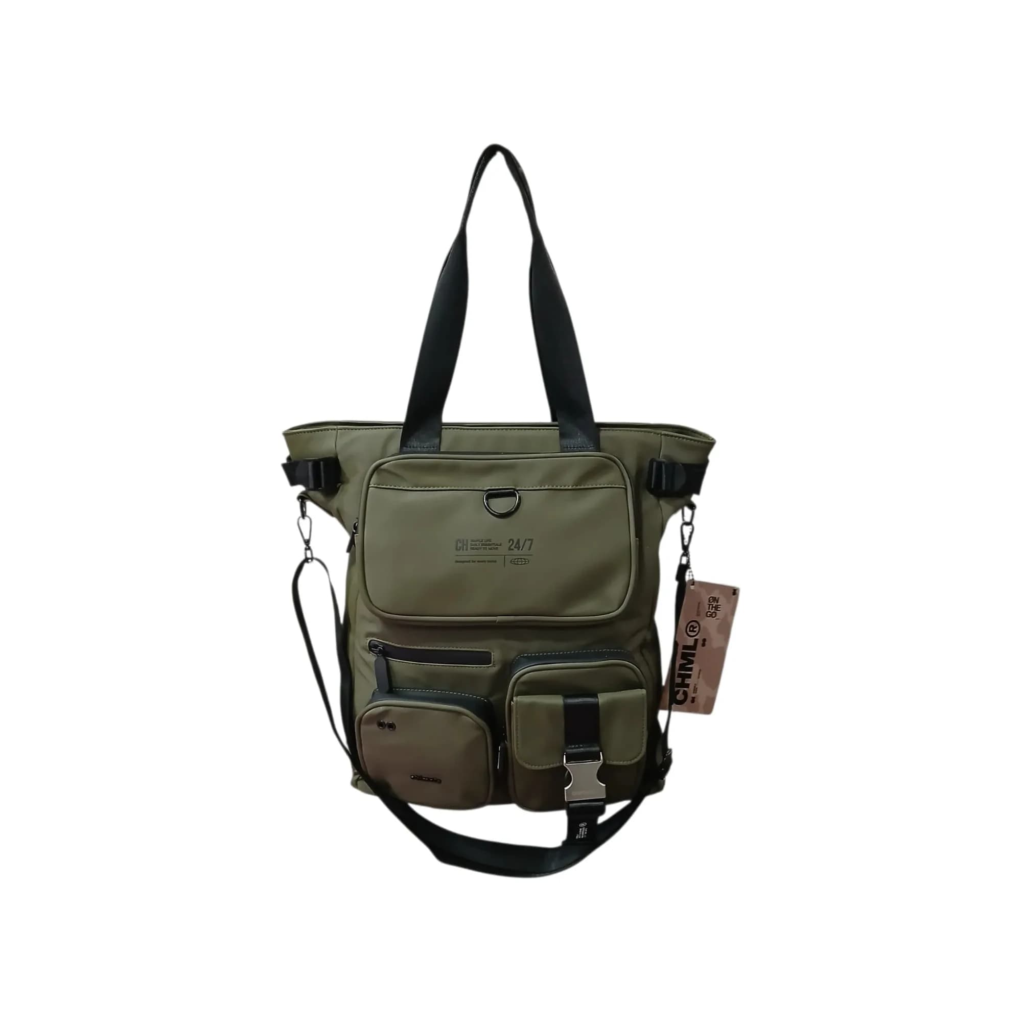 CHIMOLA BOLSO 34CM VERDE | SINTÉTICO