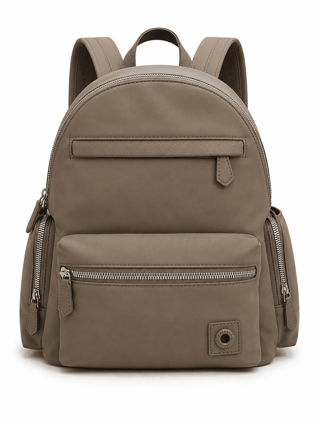 AMAYRA MOCHILA 32CM CAFÉ | SINTÉTICO, CORREAS REGULABLES