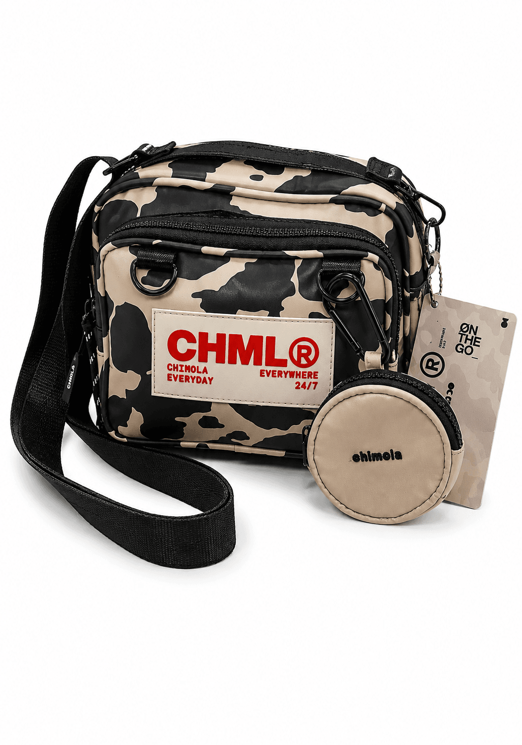 CARTERA CHIMOLA 14CM LEOPARDO | SINTÉTICO