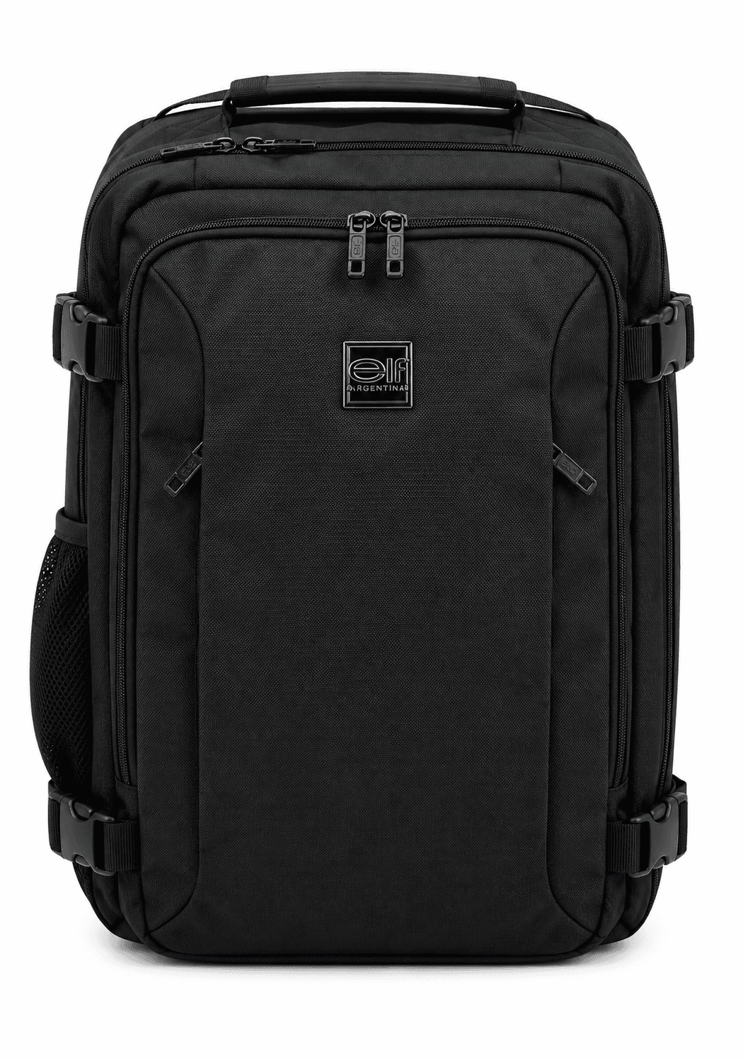 Elf Mochila Viajera 50cm Negra | Sintético, Correas Regulables
