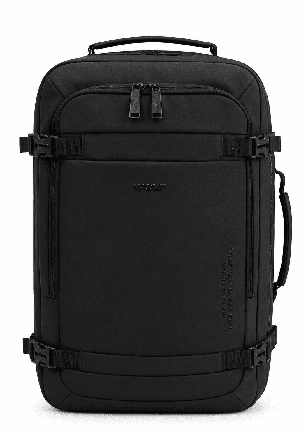 Wanderlust Mochila Viajera 50cm Negro | Sintético, Correas Regulables