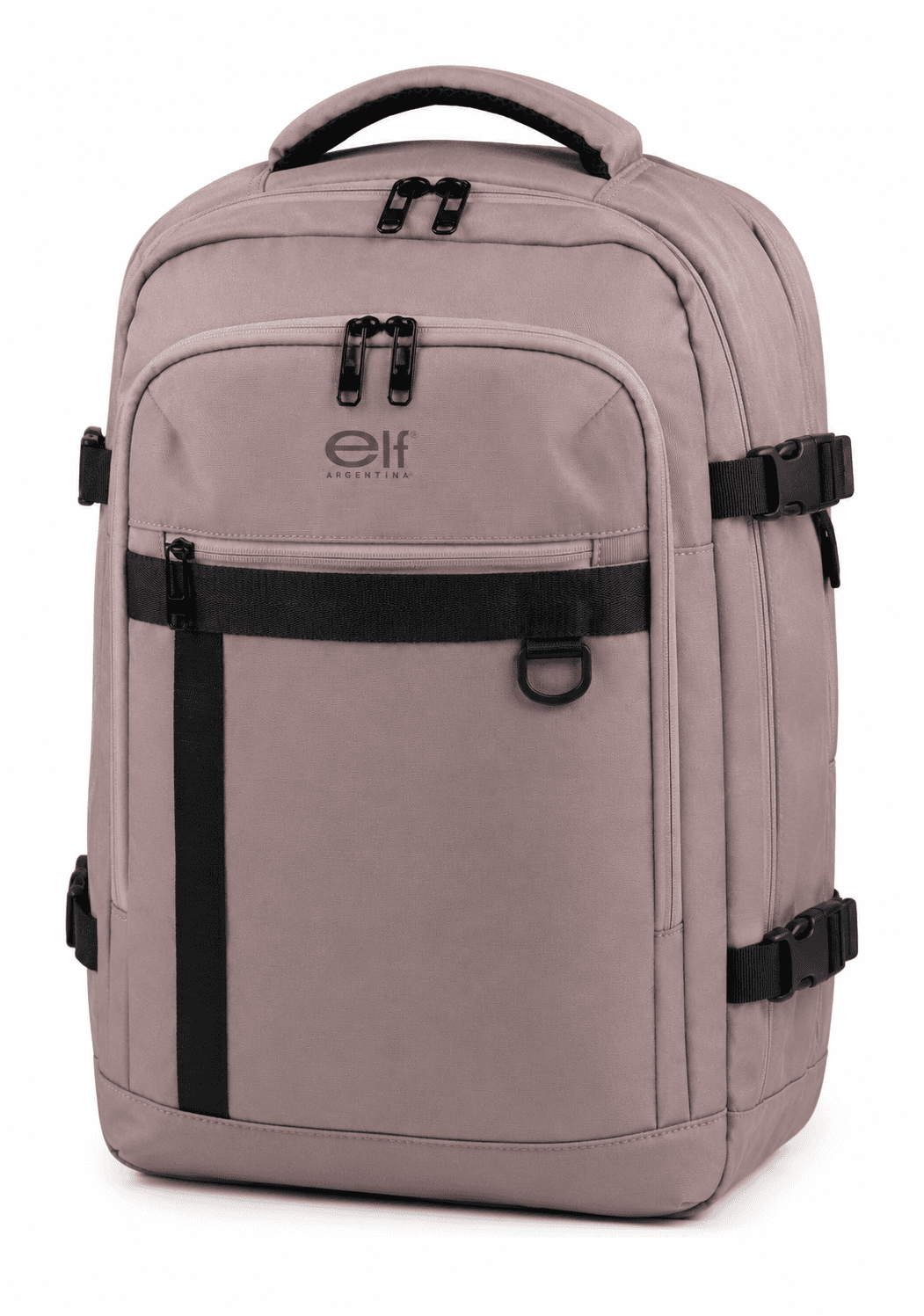 Elf mochila viajera 50cm rosa | sintético, correas regulables