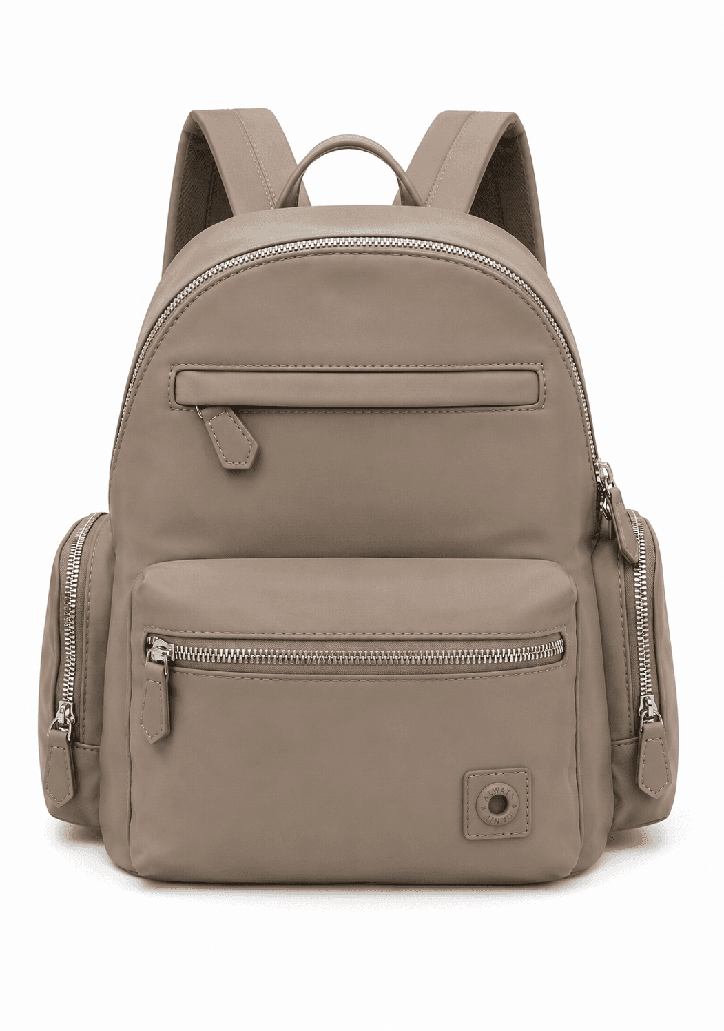 Amayra Mochila 32Cm Visón | Sintético, Correas Regulables