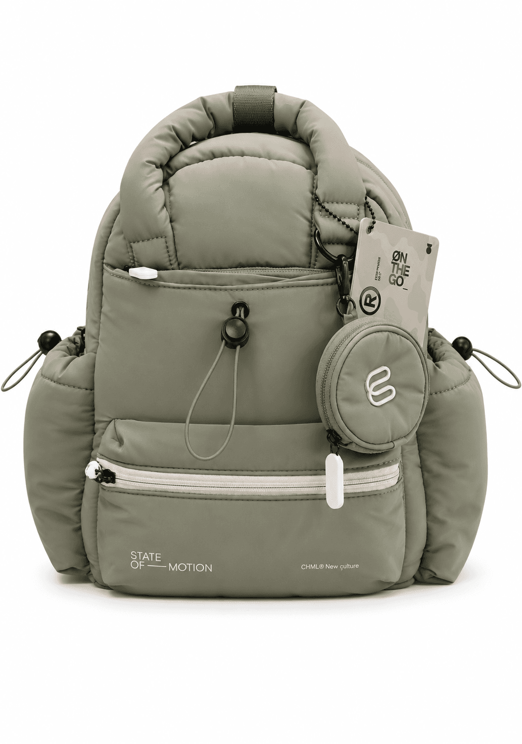 CHIMOLA MOCHILA 32CM VERDE | SINTÉTICO, CORREAS REGULABLES