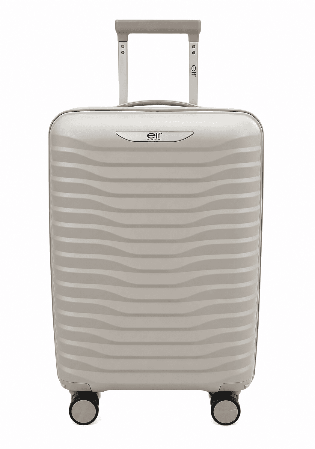 Elf Valija 55CM Marfil | Rigída, 4 Ruedas, Liviana
