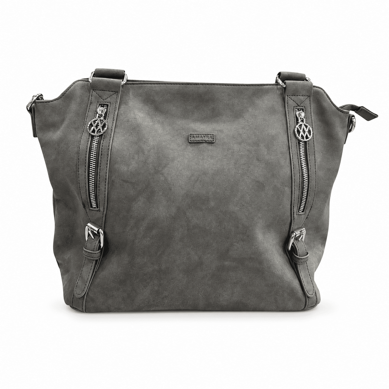 Cartera Amayra 34cm Negra | Sintético