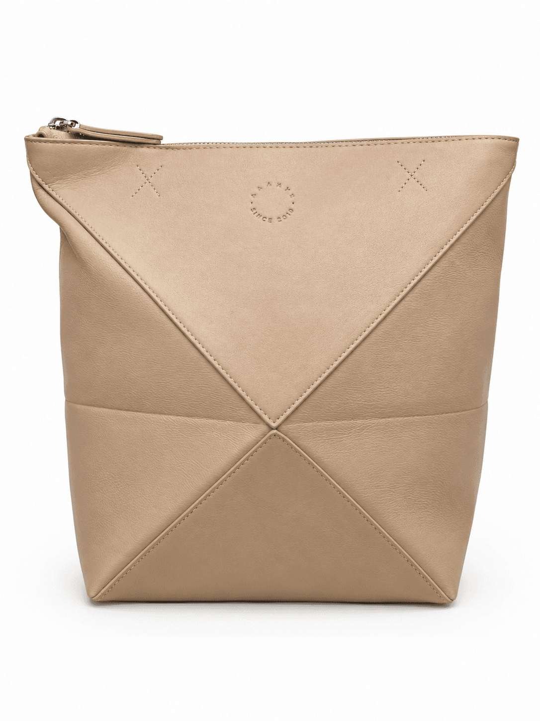 Cartera Amayra 34cm Camel | Sintético