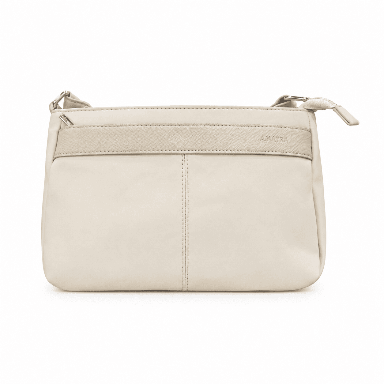 Cartera Amayra 14cm Crema | Sintético