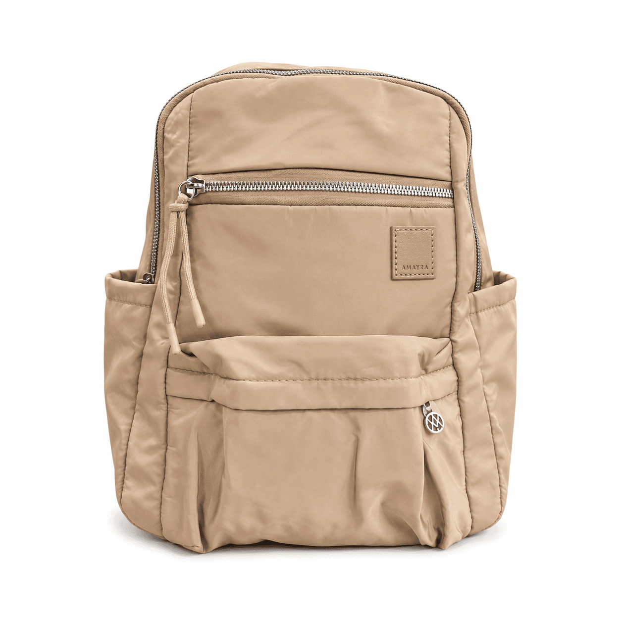 Amayra Mochila 32cm Camel | Sintético, Correas Regulables