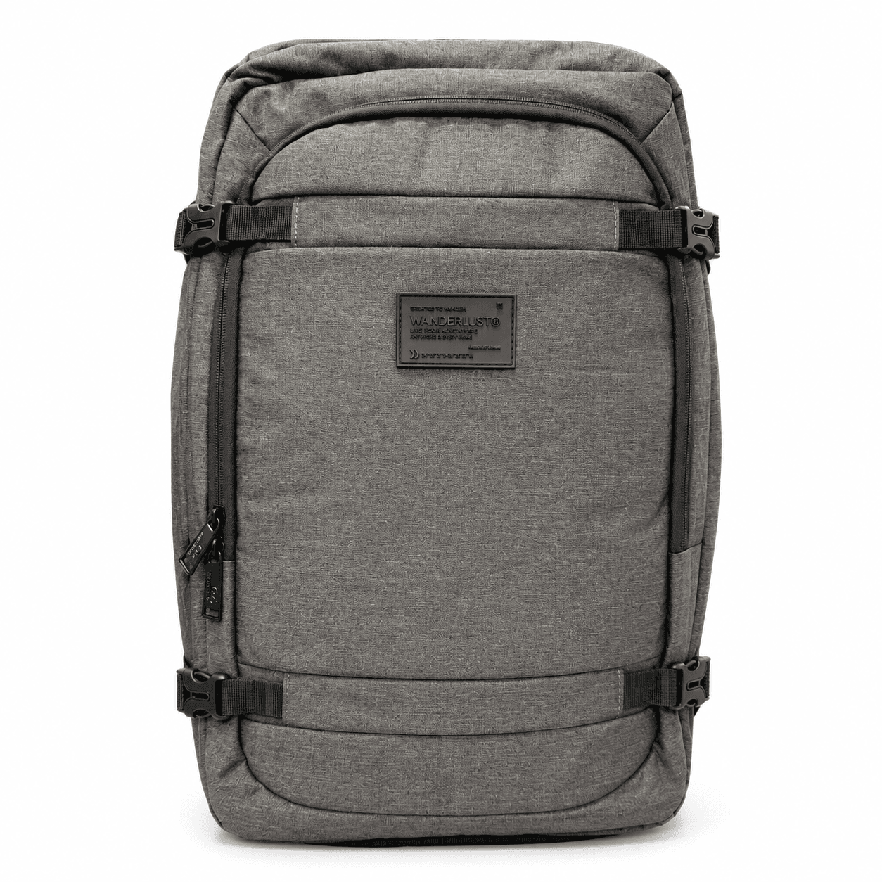 Wanderlust Mochila Viajera 50cm Gris | Sintético, Correas Regulables