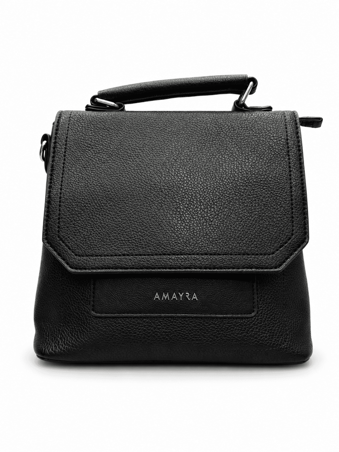 Cartera Amayra 14cm Negra | Sintético