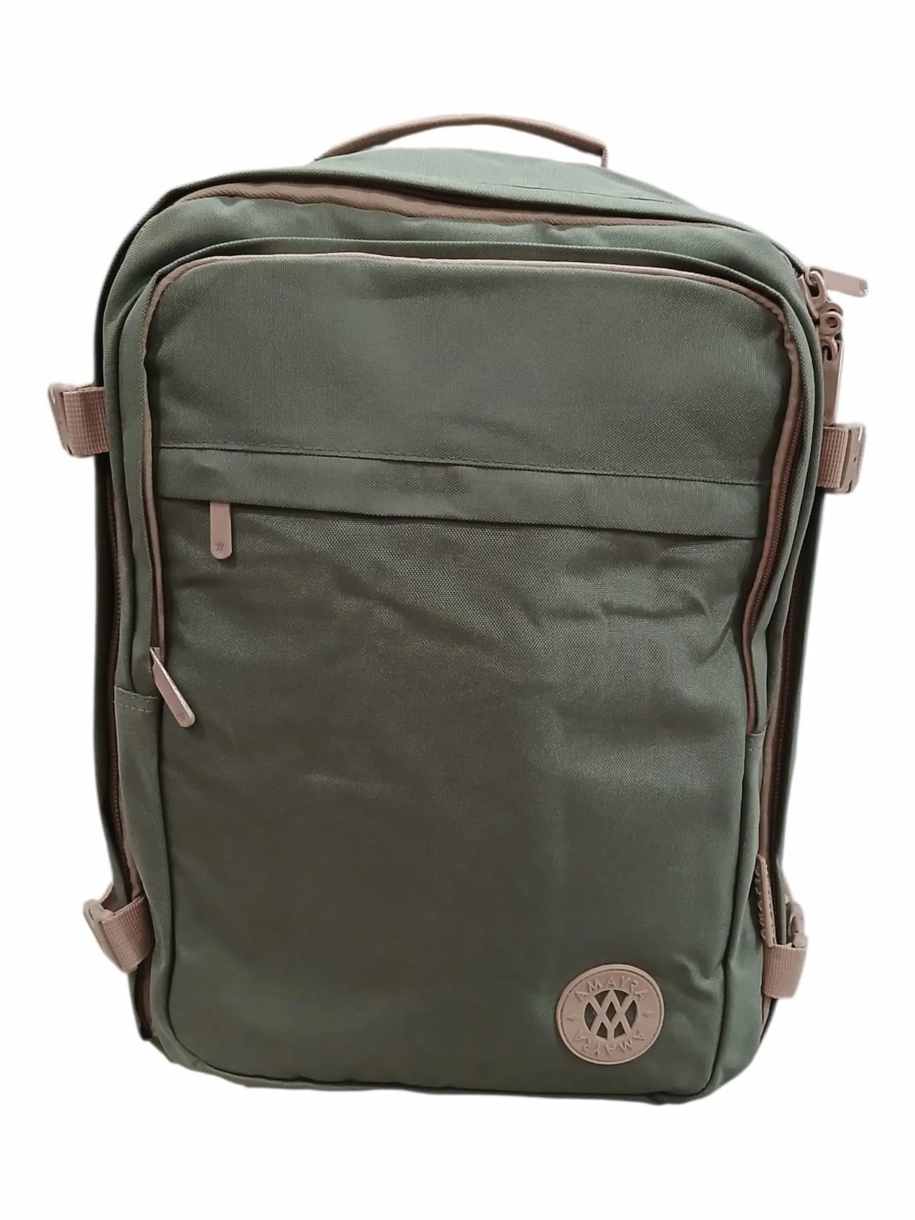 AMAYRA MOCHILA VIAJERA 50CM VERDE | SINTÉTICO, CORREAS REGULABLES