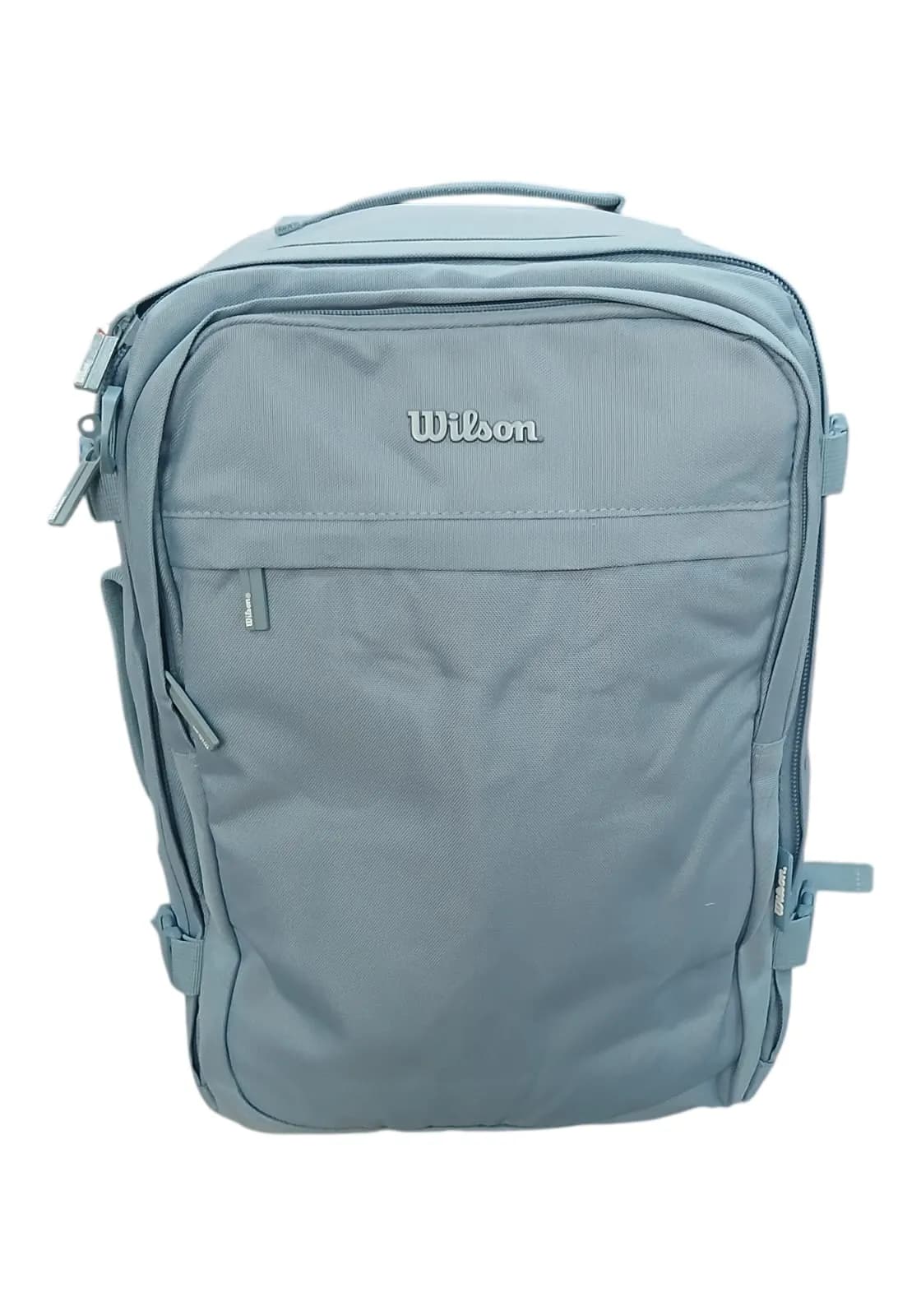 WILSON MOCHILA VIAJERA 50CM CELESTE | SINTÉTICO, CORREAS REGULABLES