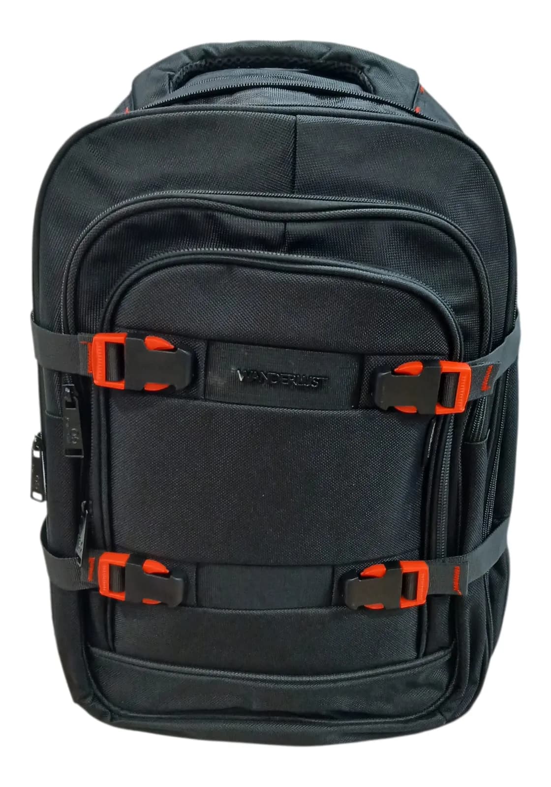WANDERLUST MOCHILA VIAJERA 50CM NEGRA | SINTÉTICO, CORREAS REGULABLES