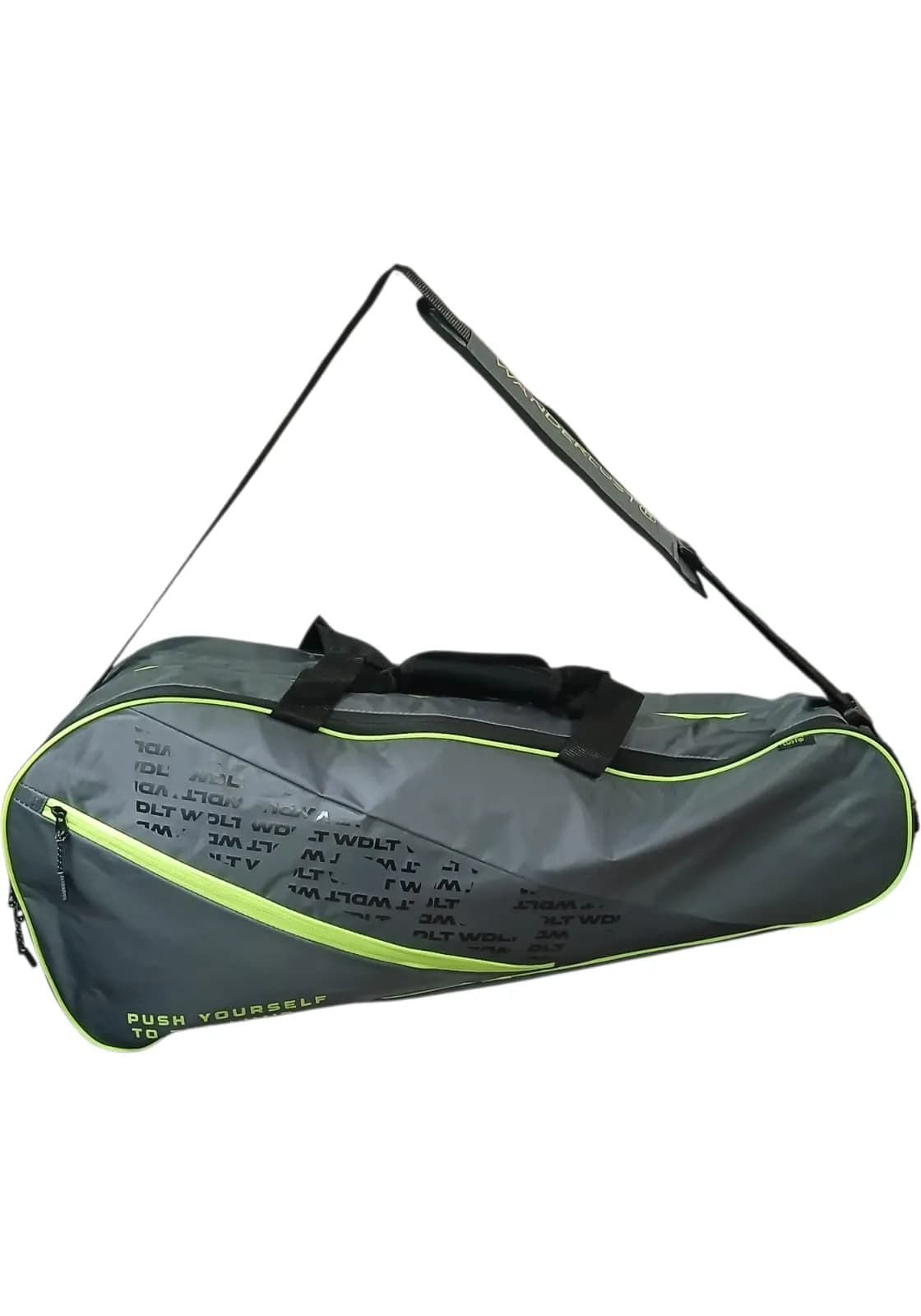 WANDERLUST BOLSO TENIS GRIS C/ LIMA | CORREA REGULABLE