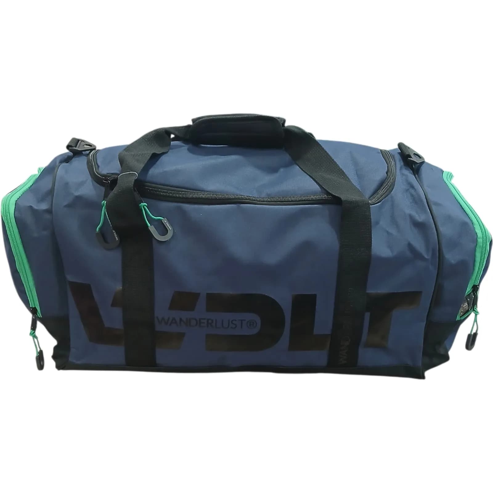WANDERLUST BOLSO AZUL C/ GRIS | SINTÉTICO, CORREAS REGULABLES