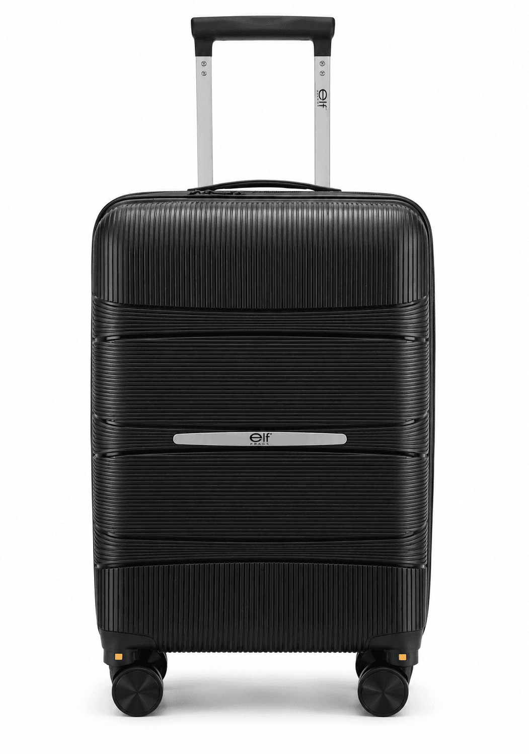 Elf Valija 55CM Negra | Rigída, 4 Ruedas, Liviana