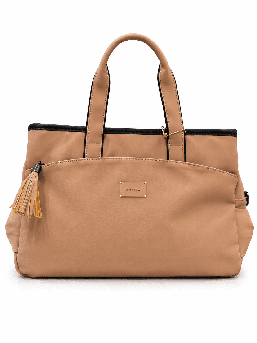 Cartera Amayra 34cm Visón | Sintético