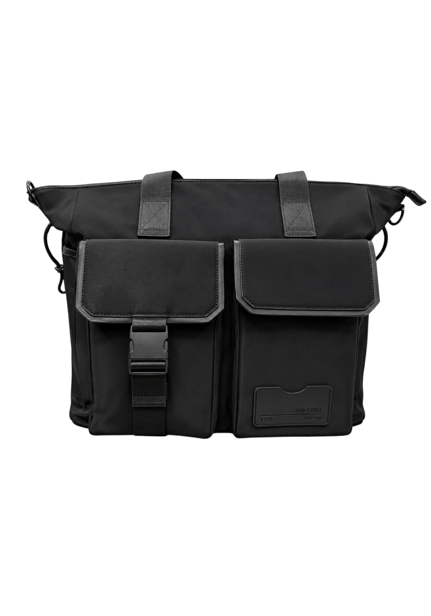 Amyra Cartera 40cm Negro | Correas Regulables