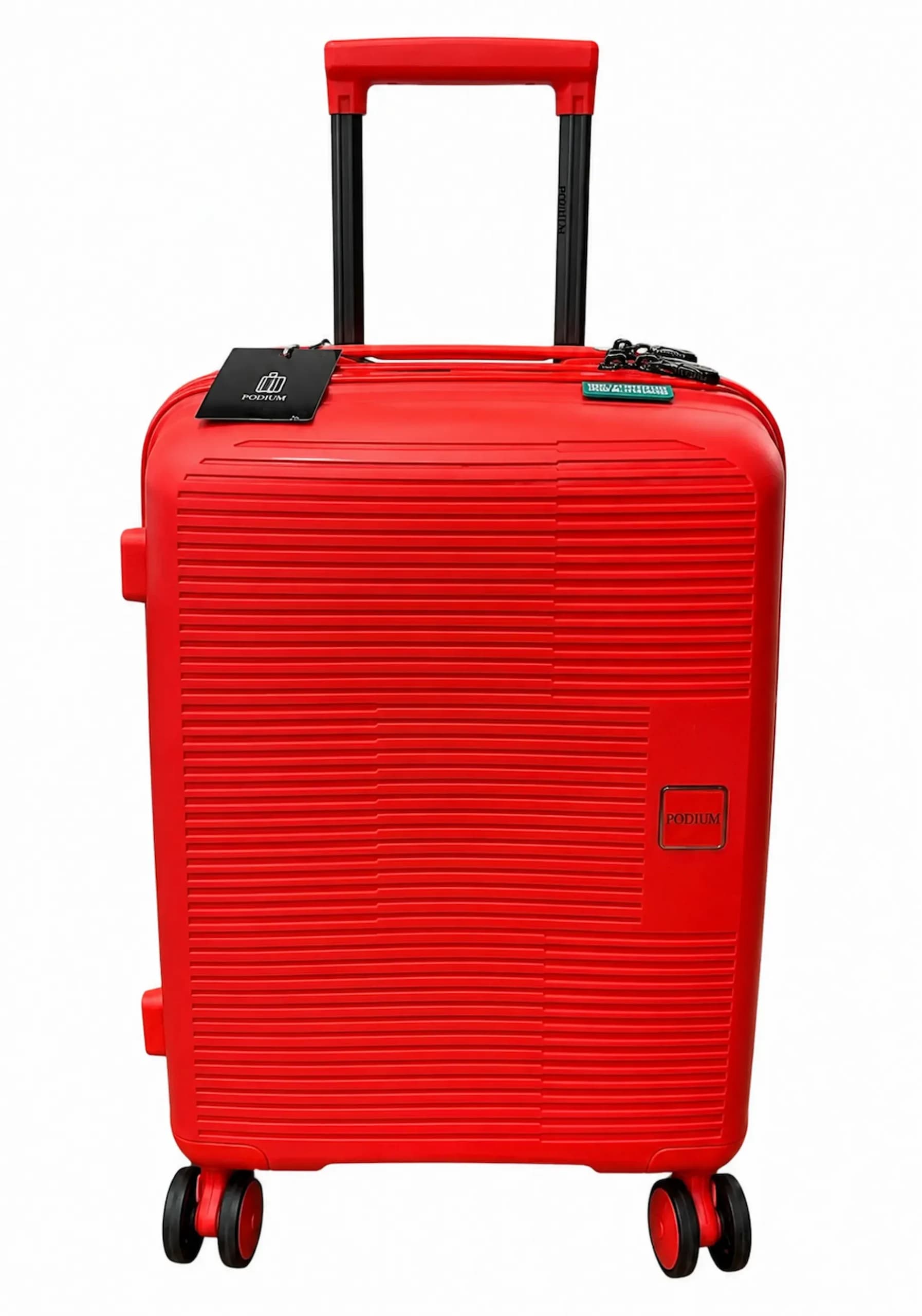 Podium Valija de Cabina 55cm Naranja | 100%pp,4 Ruedas, Liviana