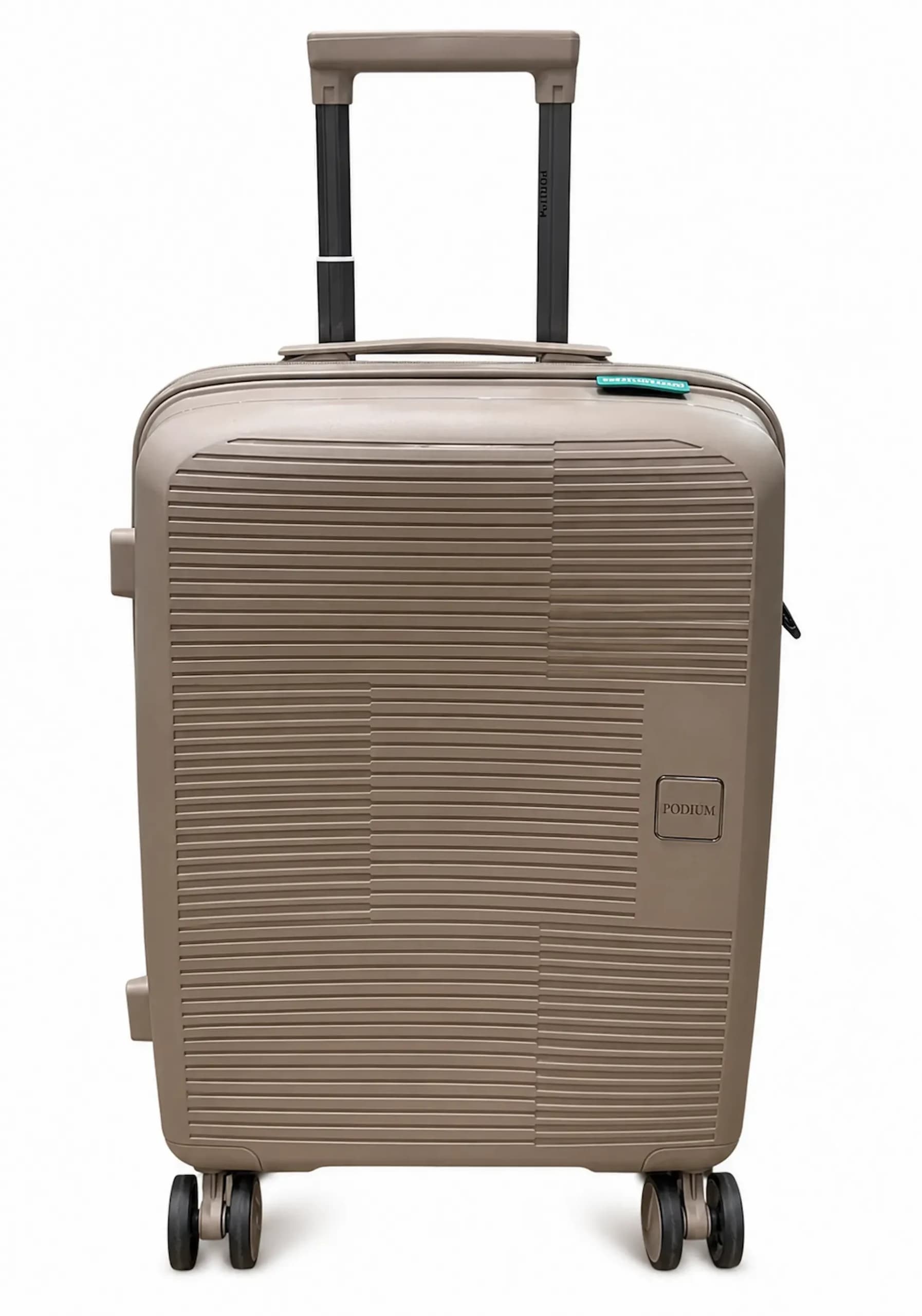 Podium Valija de Cabina 55cm Visón | 100%pp,4 Ruedas, Liviana