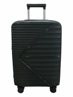 WILSON VALIJA 55CM NEGRA | RIGÍDA, 4 RUEDAS, LIVIANA