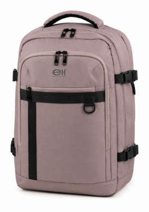 Elf mochila viajera 50cm rosa | sintético, correas regulables
